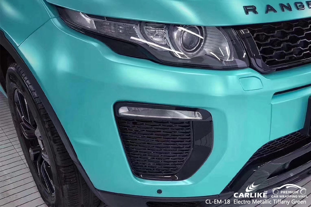 CL-EM-18 electro metallic tiffany green car wrap vinyl for LAND ROVER