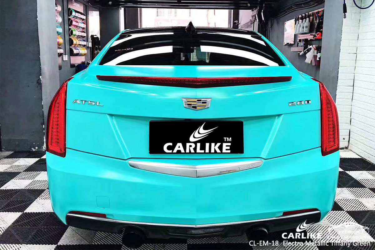 CL-EM-18 electro metallic tiffany green car wrap vinyl for CADILLAC