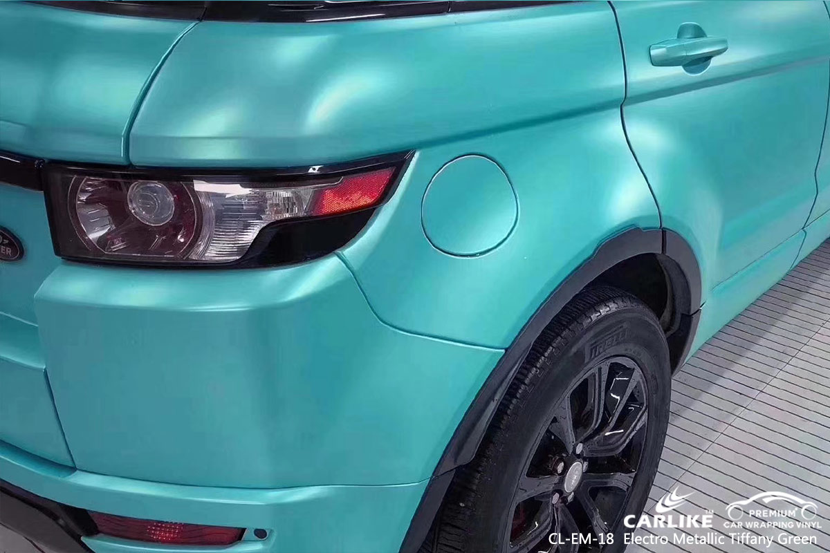 CL-EM-18 electro metallic tiffany green car wrap vinyl for LAND ROVER