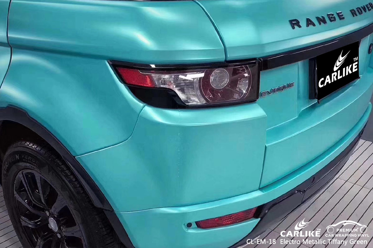 CL-EM-18 electro metallic tiffany green car wrap vinyl for LAND ROVER