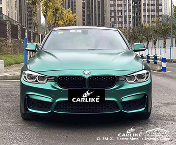 CL-EM-21 التفاف السيارة الفينيل لامع أخضر لامع لامع لسيارات BMW ألمانيا