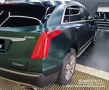 CL-EM-22 أحجار الفينيل ذات اللون الأخضر المعدني للسيارات الكهربائية لسيارة كاديلاك فيتنام