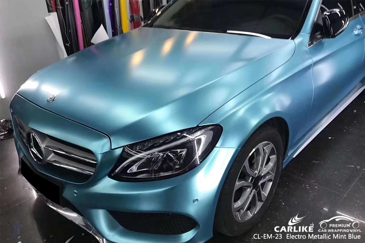 CL-EM-23 VINILO ELECTRO METÁLICO MINT BLUE WRAP PARA VINILO para MERCEDES-BENZ