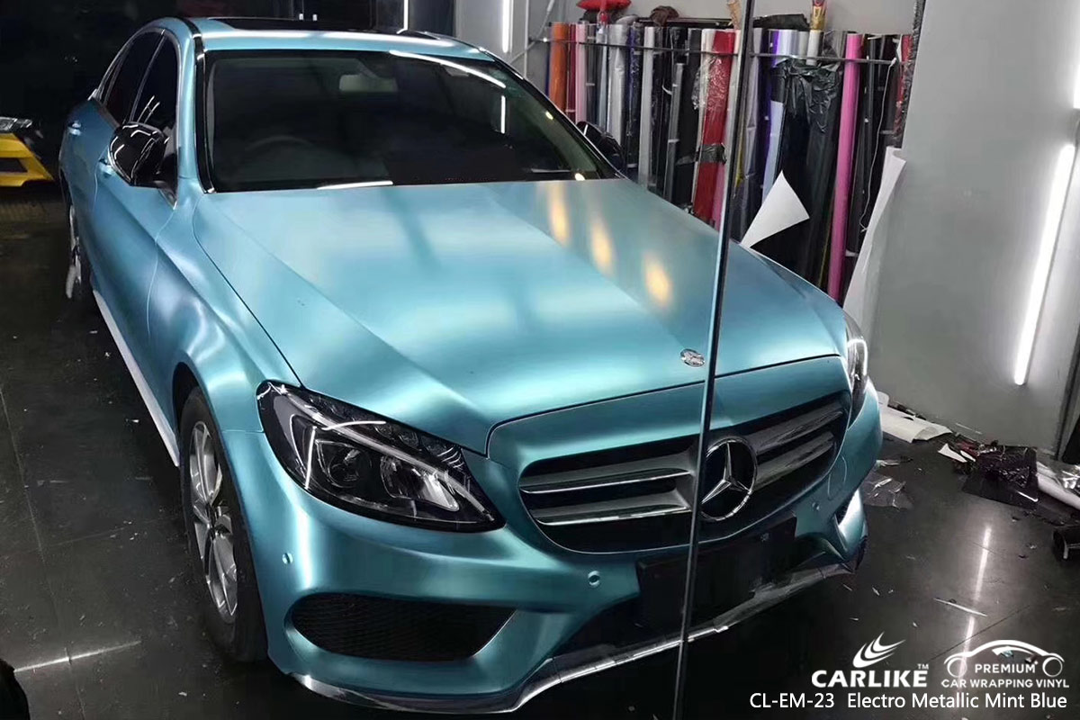 CL-EM-23 VINILO ELECTRO METÁLICO MINT BLUE WRAP PARA VINILO para MERCEDES-BENZ