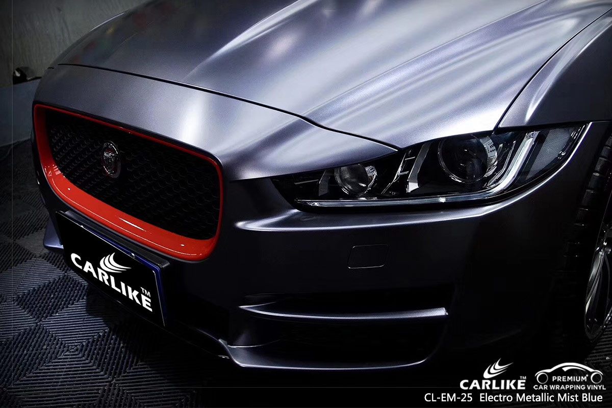 CL-EM-25 ELECTRO METALLIC MIST BLUE CAR WRAP VINYL for JAGUAR