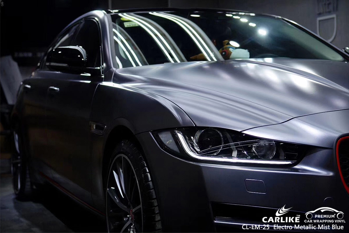 CL-EM-25 ELECTRO METALLIC MIST BLUE CAR WRAP VINYL for JAGUAR