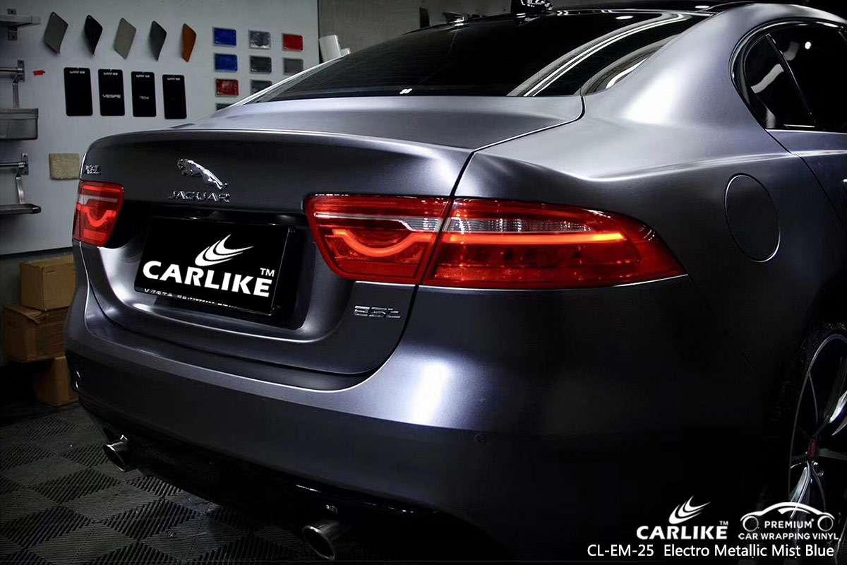 CL-EM-25 ELECTRO METALLIC MIST BLUE CAR WRAP VINYL for JAGUAR