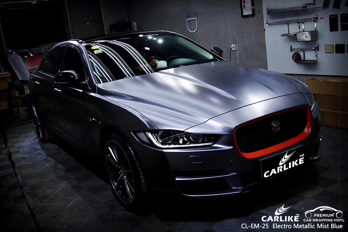 CL-EM-25 ELECTRO METALLIC MIST BLUE CAR WRAP VINYL for JAGUAR