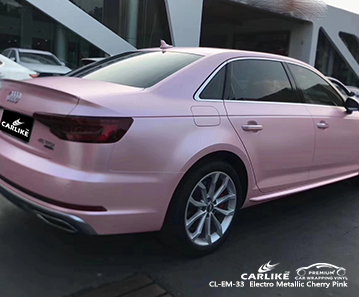 CL-EM-33 التفاف السيارة باللون الوردي المعدني الكرز المعدني ل AUDI المكسيك