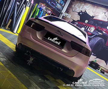 CL-EM-33 احباط التفاف السيارة باللون الوردي المعدني الكرز المعدني لـ JAGUAR هولندا