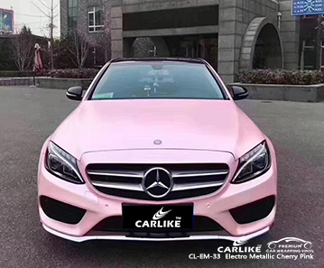 CL-EM-33 الفينيل التفاف السيارة الفينيل الكرز المعدني الوردي لسيارات MERCEDES-BENZ أستراليا