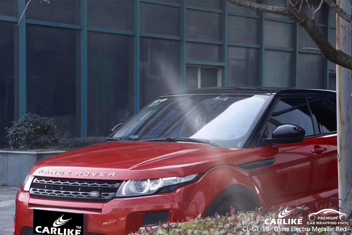 CL-GE-10 GLOSS ELECTRO METALLIC RED CAR WRAP VINYL for  RANGE ROVER