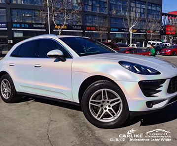 CL-IL-02 التفاف السيارة بالليزر الأبيض اللامع لبورشه سوريا