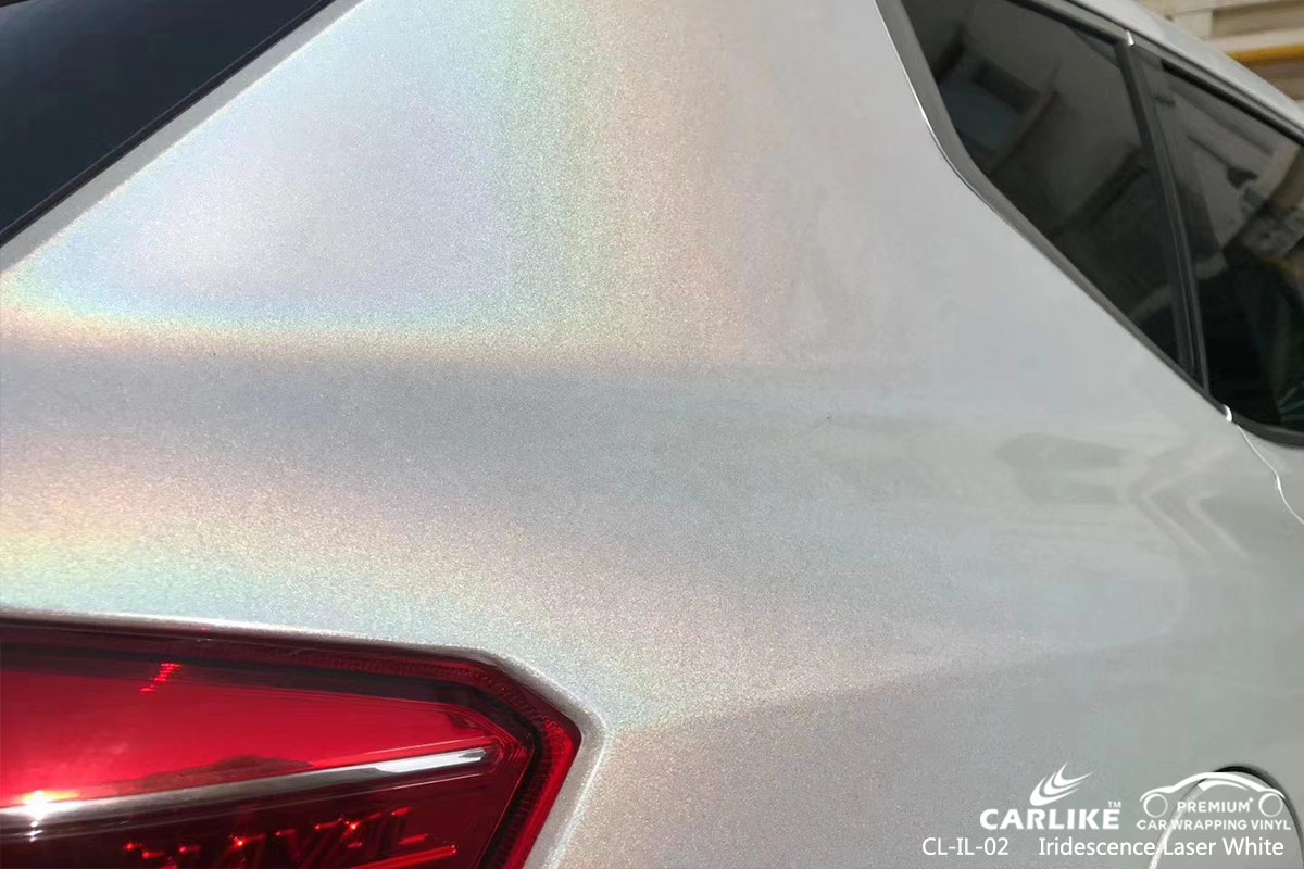 CL-IL-02 iridescence laser white auto car wrap vinyl for HAVAL French Polynesia