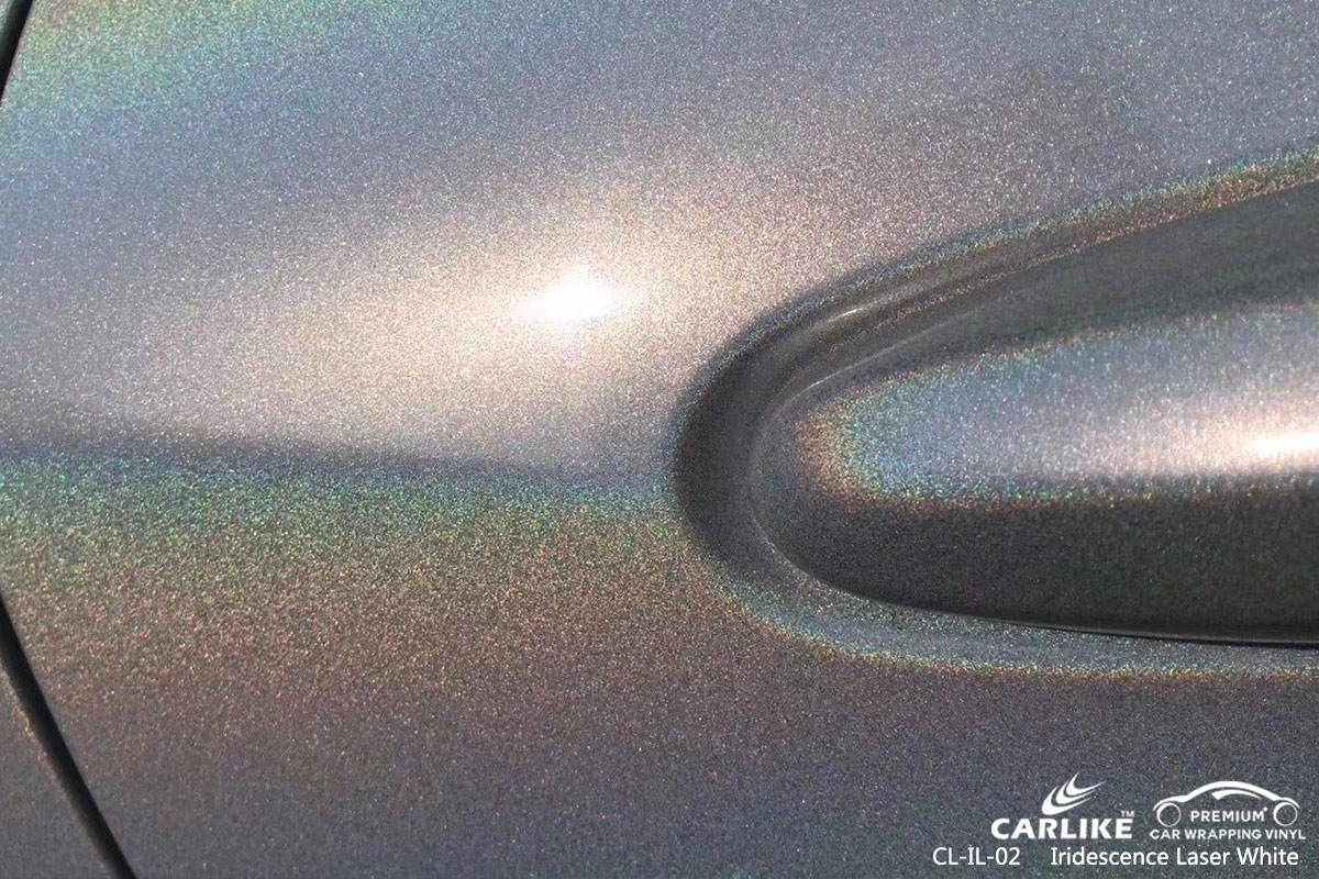 CL-IL-02 iridescence laser white auto car wrap vinilo para HAVAL