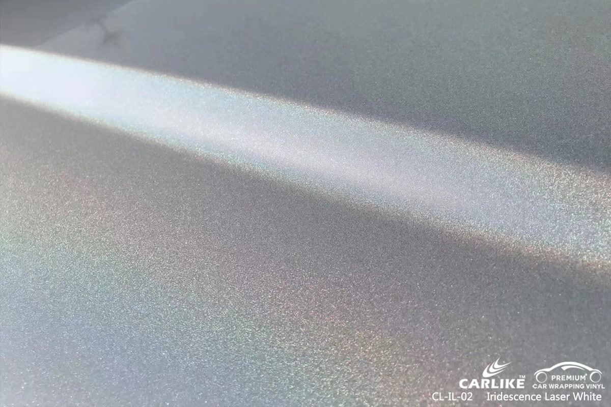 CL-IL-02 iridescence laser white auto car wrap vinyl for HAVAL French Polynesia