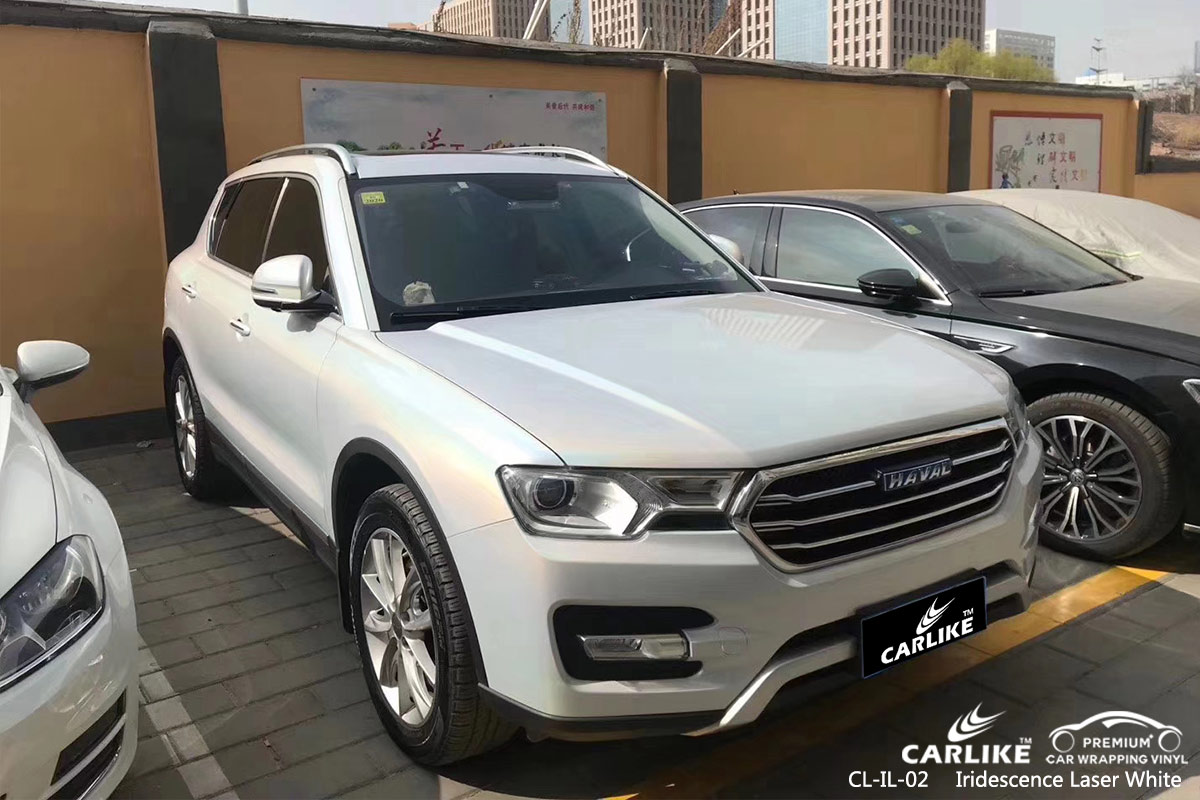 CL-IL-02 iridescence laser white auto car wrap vinyl for HAVAL French Polynesia
