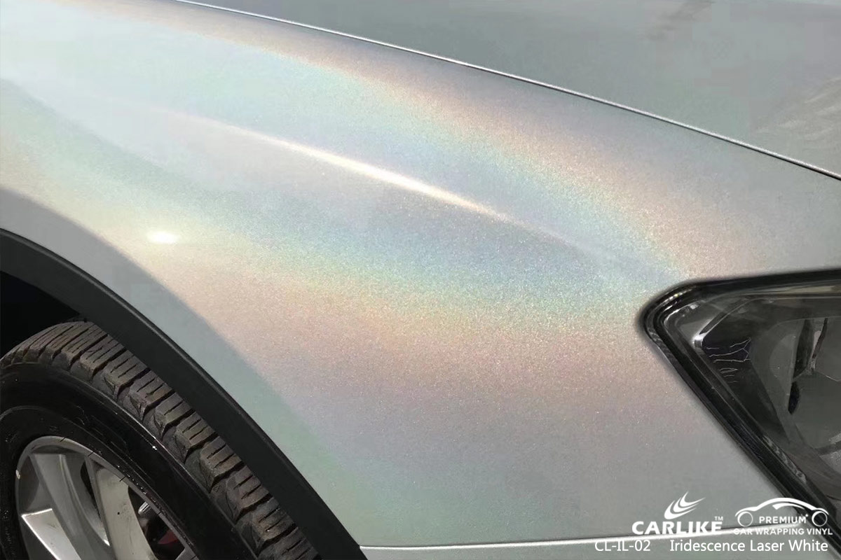 CL-IL-02 iridescence laser white auto car wrap vinyl for HAVAL French Polynesia