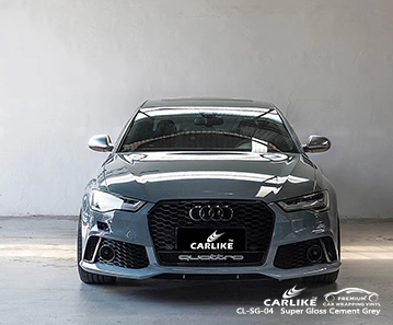 CL-SG-04 super gloss cement grey car wrapping for AUDI