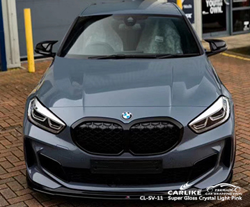 CL-SV-04 التفاف السيارة الرمادي الرمادي اللامع للسيارات BMW BMW