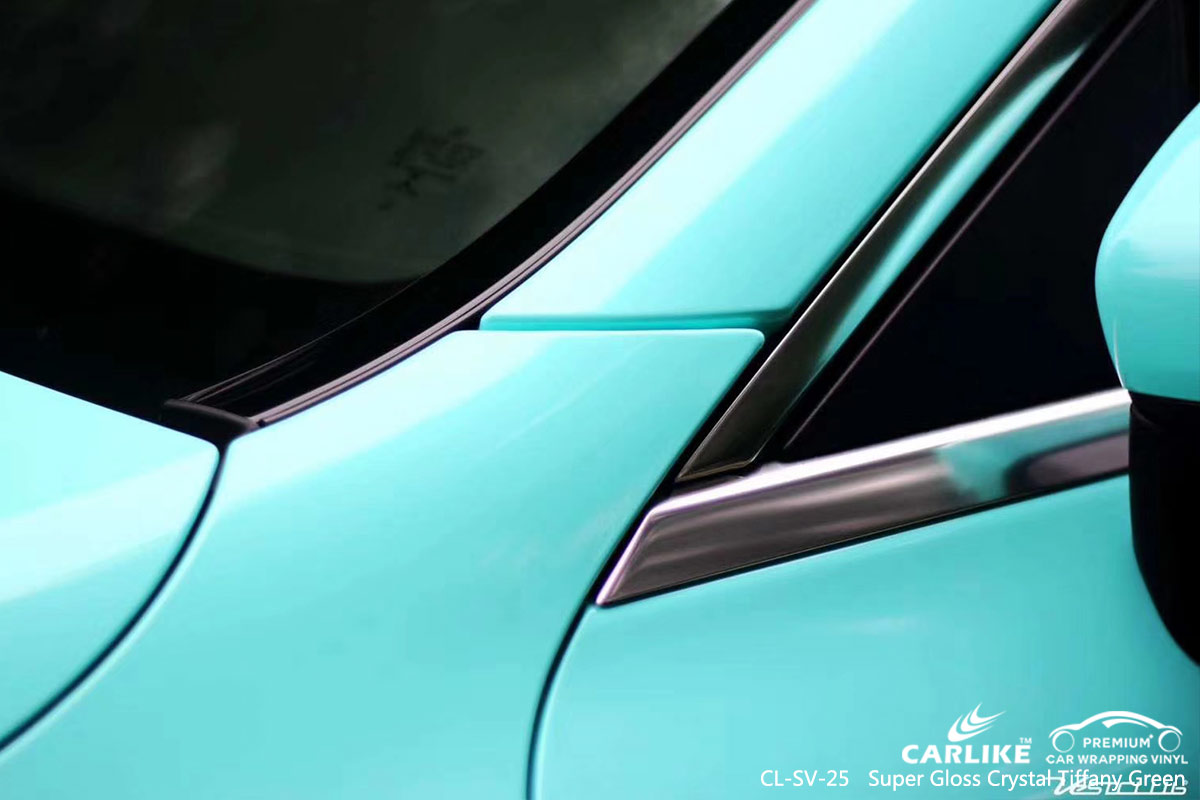 CL-SV-25 SUPER GLOSS CRYSTAL TIFFANY GREEN CAR WRAP VINYL for MERCEDES-BENZ