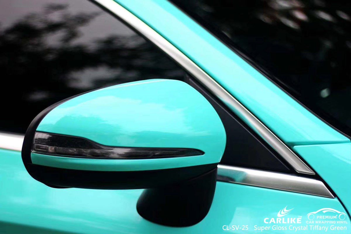 CL-SV-25 SUPER GLOSS CRYSTAL TIFFANY GREEN CAR WRAP VINYL for MERCEDES-BENZ