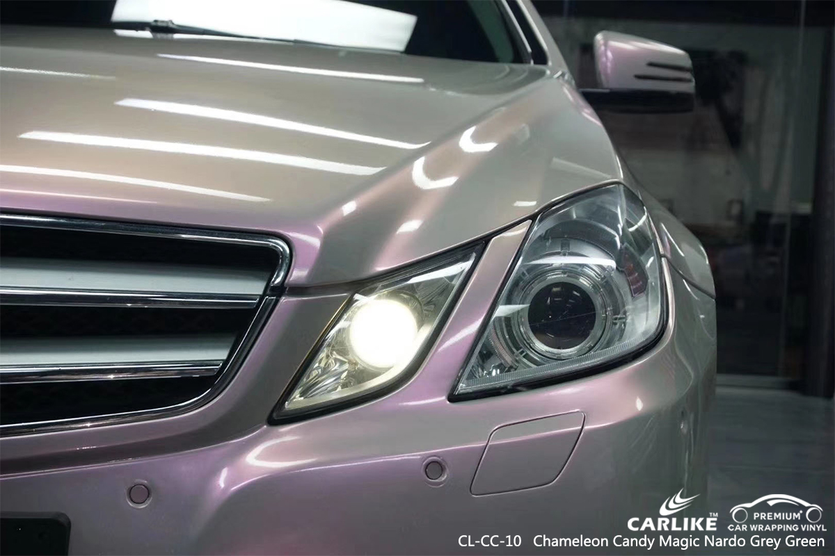 CL-CC-10 chameleon candy magic nardo grey green car foil vinyl wrap for MERCEDES-BENZ Oklahoma