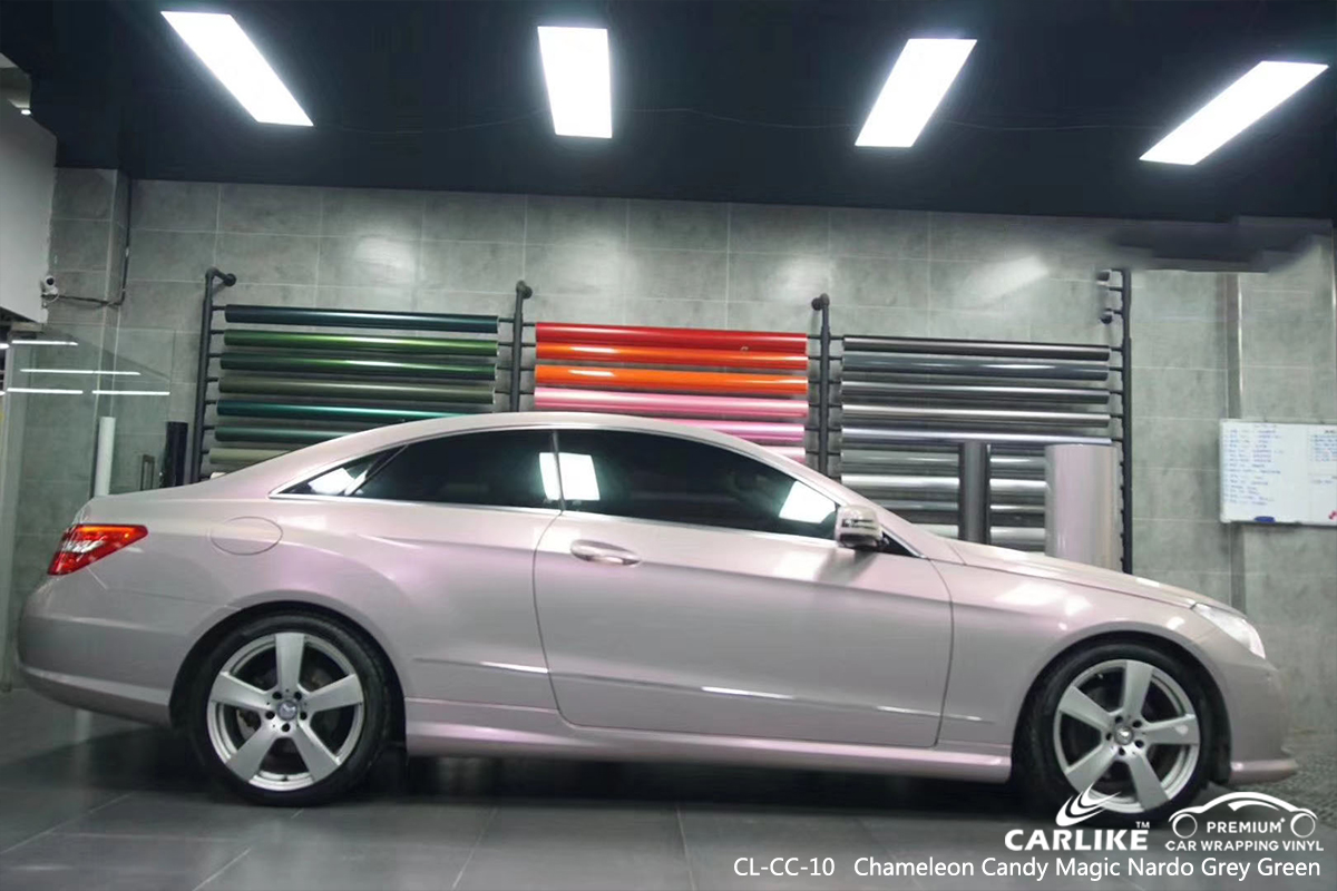 CL-CC-10 chameleon candy magic nardo grey green car foil vinyl wrap for MERCEDES-BENZ Oklahoma