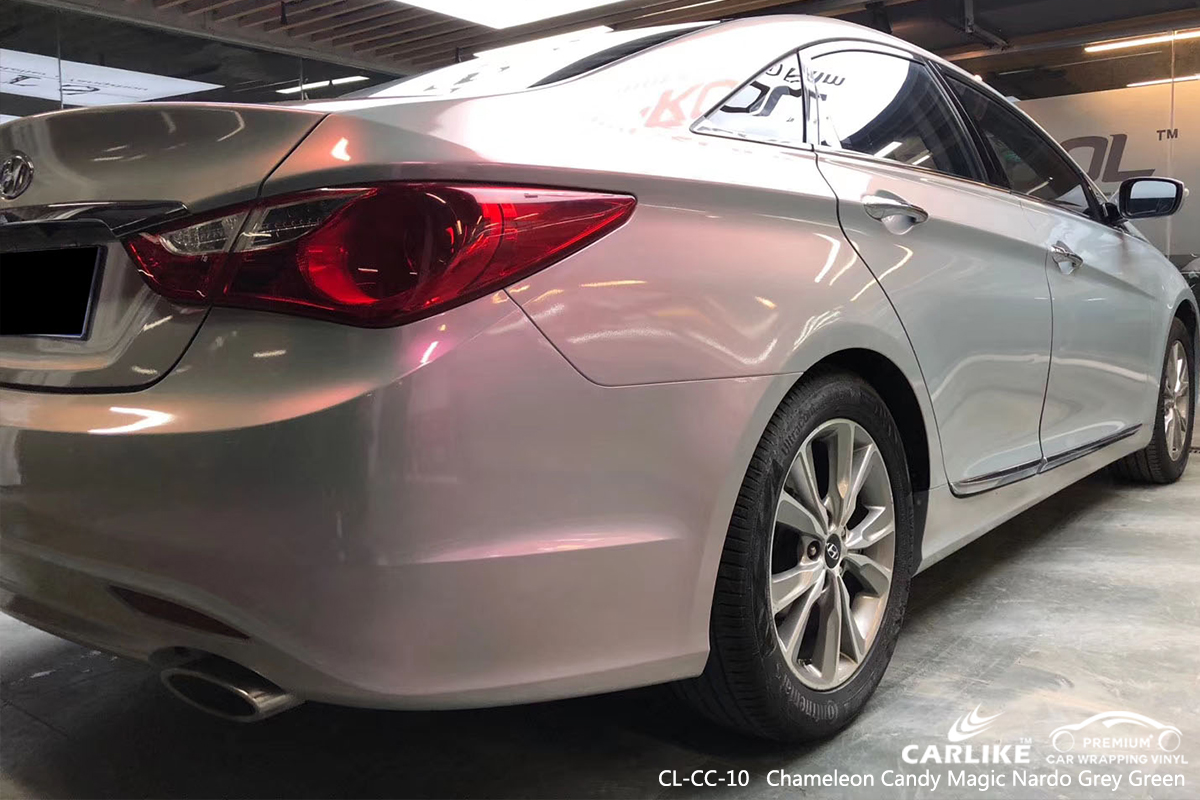 CL-CC-10 chameleon candy magic nardo grey green wrap my car wrapping for BEIJING HYUNDAI Texas