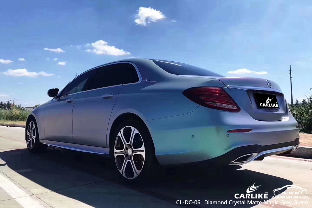 CL-DC-06 diamond crystal matte magic grey green wrap my car for MERCEDES-BENZ Topeka