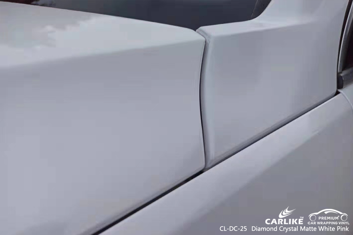 CL-DC-25 diamond crystal matte white pink vinyl wrapping for VOLKSWAGEN Wyoming