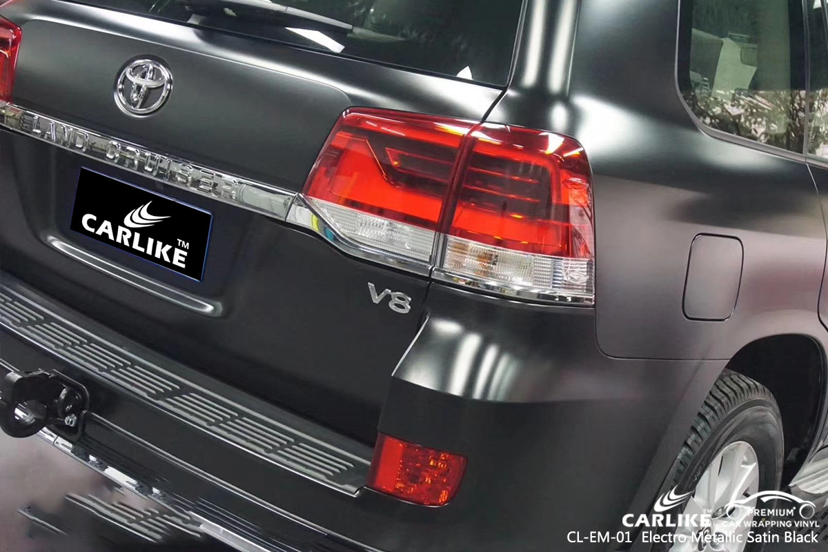 CL-EM-01 electro metallic satin black vinyl wrap my car for TOYOTA North Carolina