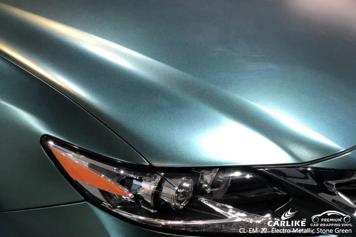 CL-EM-22 electro metallic stone green  car vinyl wrap for LEXUS Missouri