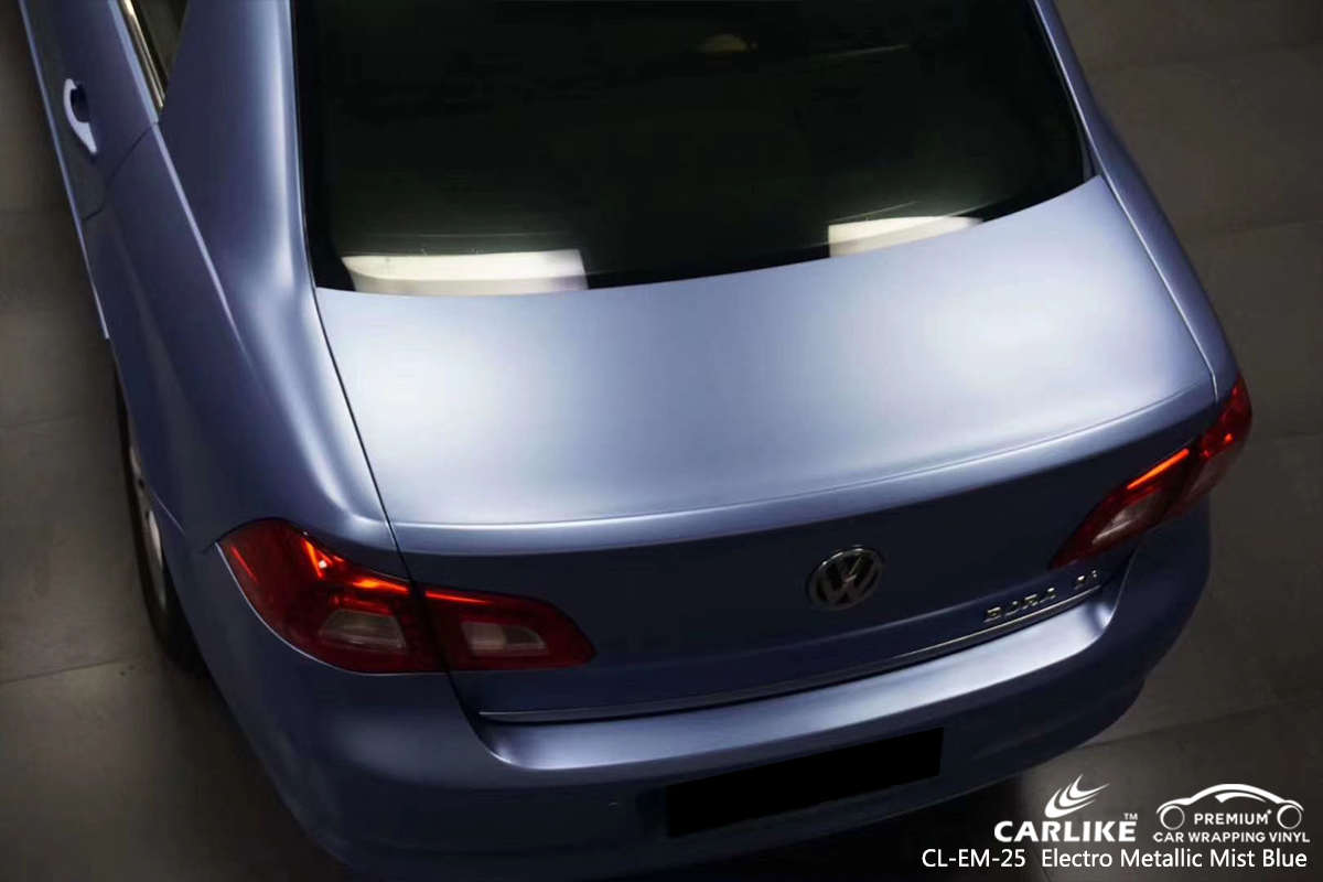 CL-EM-25 electro metallic mist blue car vinyl wrapping for VOLKSWAGEN Michigan