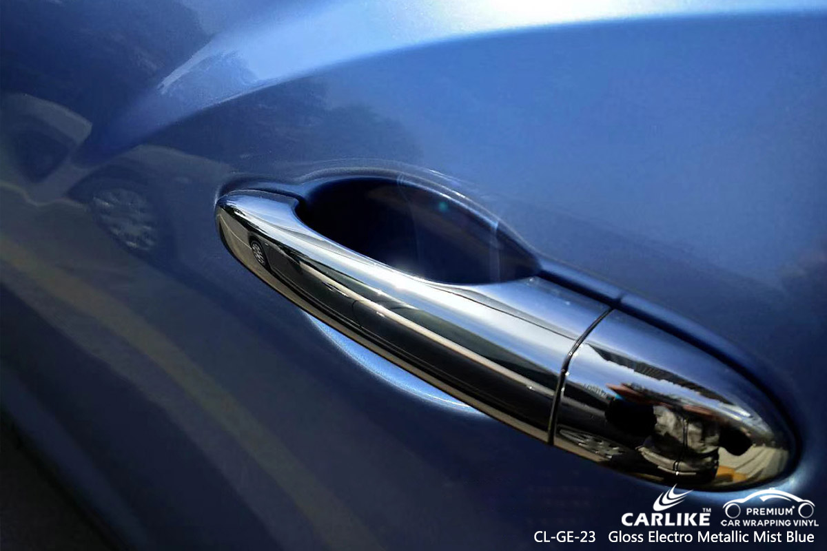 CL-GE-23 gloss electro metallic mist blue wrap my car for MASERATI Nebraska