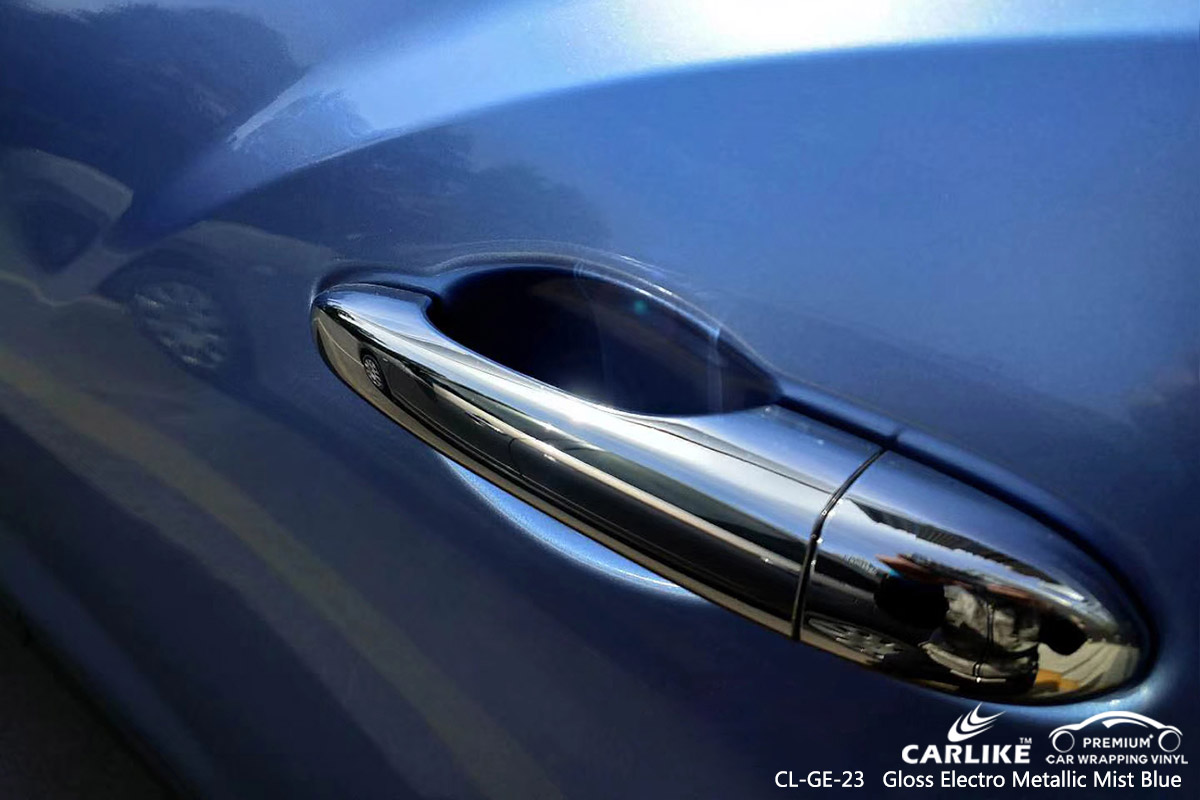 CL-GE-23 gloss electro metallic mist blue wrap my car for MASERATI Nebraska