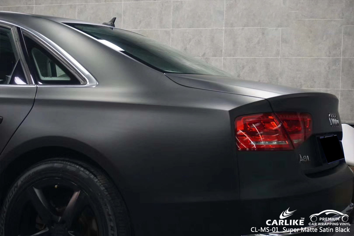 CL-MS-01 super matte satin black car wrapping for AUDI Arizona