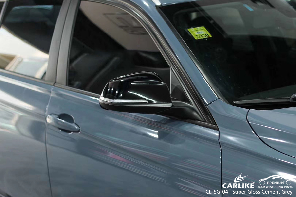 CL-SG-04 super gloss cement grey car vinyl wrapping for BMW District of Columbia