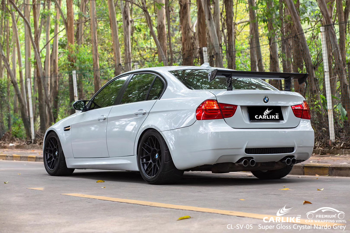 CL-SV-05 super gloss crystal nardo grey car wrap gloss for BMW Utah