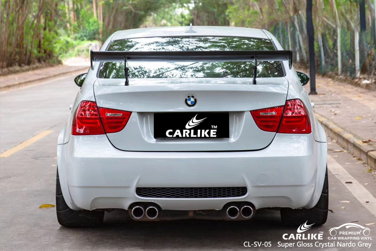 CL-SV-05 super gloss crystal nardo grey car wrap gloss for BMW Utah