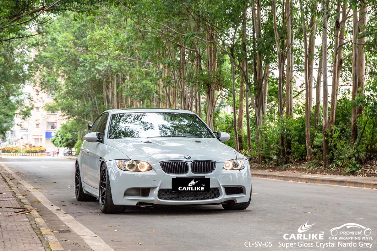 CL-SV-05 super gloss crystal nardo grey car wrap gloss for BMW Utah