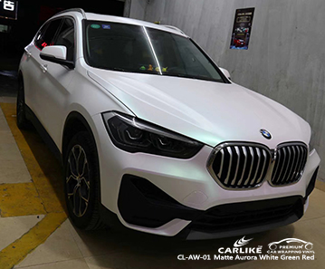 CL-AW-01 mat aurora beyaz yeşil kırmızı motosiklet BMW Binan Filipinler için arabamı sarın