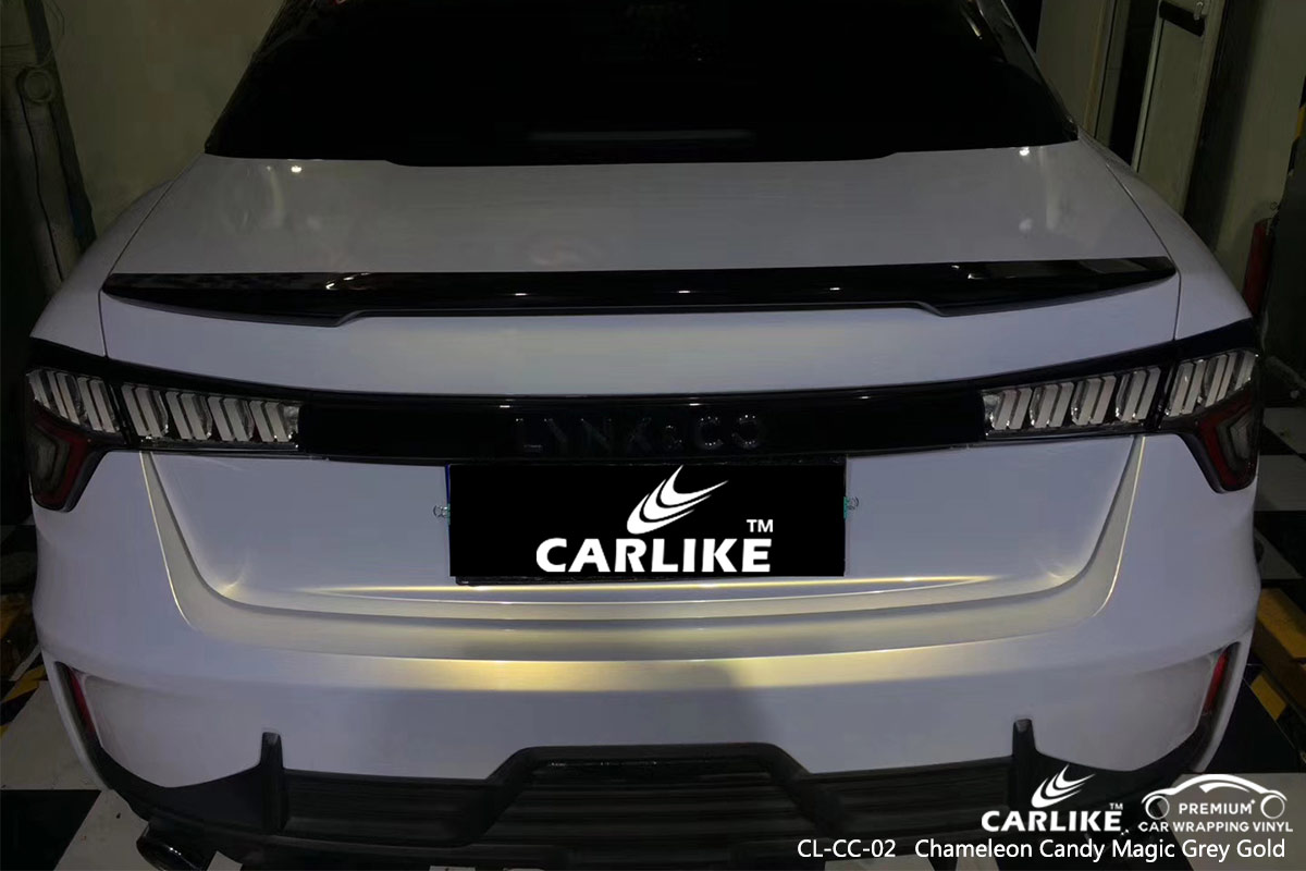 CL-CC-02 chameleon candy magic grey gold car wrap gloss for PORSCHE Antipolo