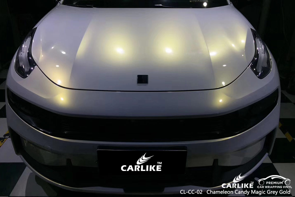 CL-CC-02 chameleon candy magic grey gold car wrap gloss for PORSCHE Antipolo