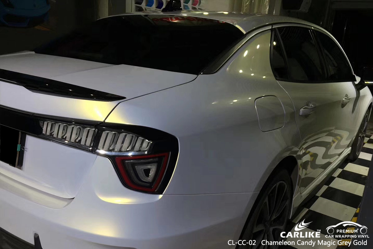 CL-CC-02 chameleon candy magic grey gold car wrap gloss for PORSCHE Antipolo