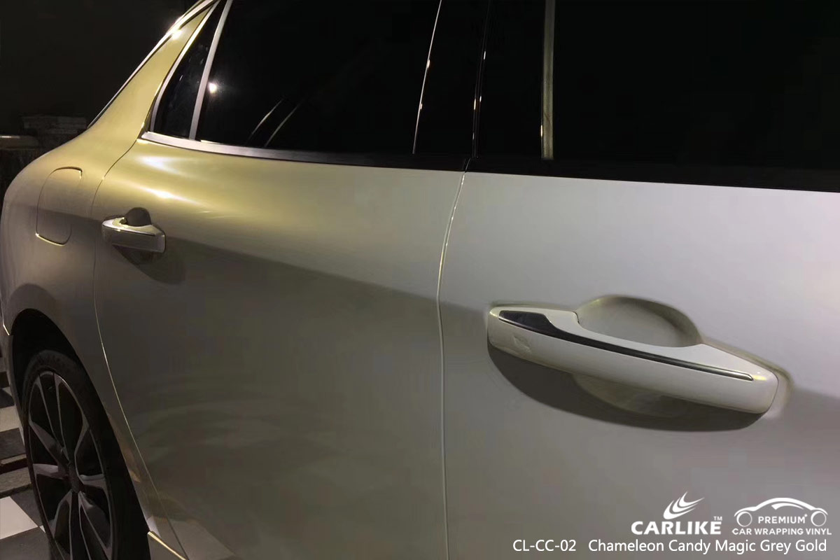 CL-CC-02 chameleon candy magic grey gold car wrap gloss for PORSCHE Antipolo