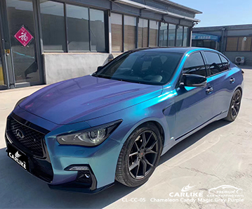 CL-CC-05 bukalemun şeker sihirli gri mor araba sarma INFINITI Muğla Türkiye için