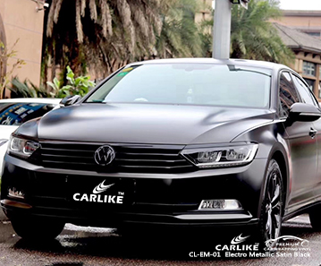 CL-EM-01 elektro metalik saten siyah şal araba VOLKSWAGEN Bilecik Türkiye için mat