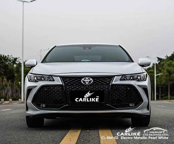 CL-EM-02 elektro metalik inci beyaz vinil şal TOYOTA İzmir Türkiye için