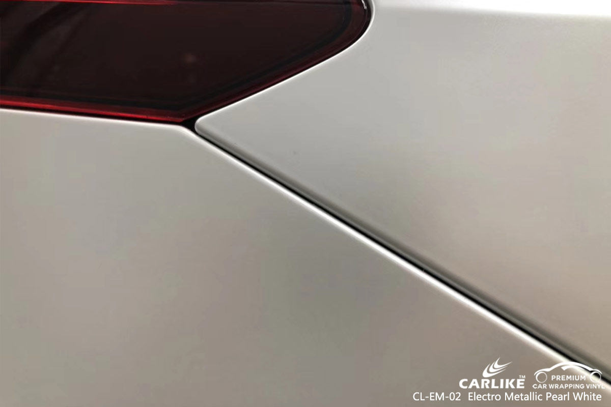 CL-EM-02 electro metallic pearl white vehicle wrapping for VOLKSWAGEN Bursa Turkey